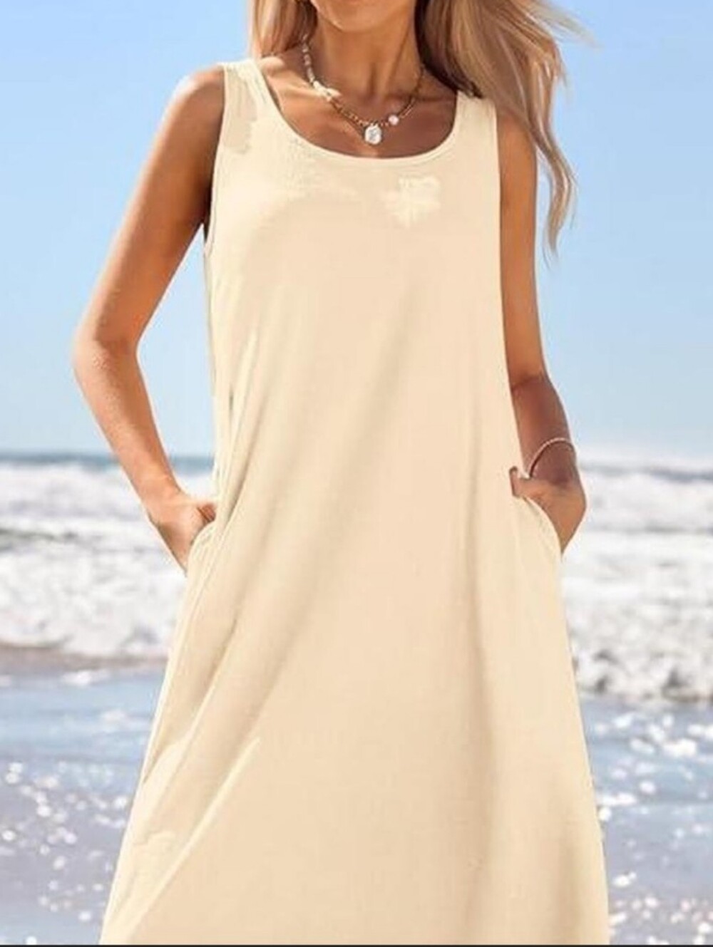🍄"BEACH FREE PEOPLE COTTON, BOHO, MIDI/MAXI DRESS"